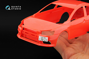 Mitsubishi Lancer Evolution X 3D-Printed & coloured Interior on decal paper (Aoshima)