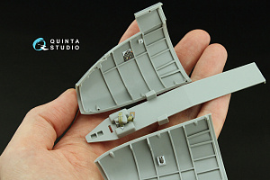 Boeing B-17E/F Navigator, bombardier, waist and tail gunners compartments. 3D-Printed & coloured Interior (HK models)