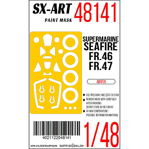 Paint Mask 1/48 Supermarine Seafire FR.46/FR.47 (Airfix)