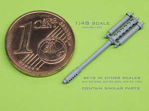 Aircraft detailing sets (brass) 1/35 Boeing/Hughes AH-64A Apache - M230 Chain Gun barrel (30mm)