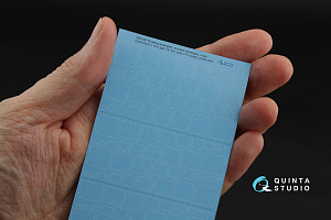 Triple riveting rows (rivet size 0.25 mm, gap 1.0 mm, suits 1/24 scale), Black color, total length 3.2 m/10.5 ft