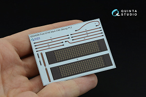 Ford GT40 Mark II '66 3D-Printed & coloured Interior on decal paper (Meng) (with 3D-printed resin and metal sticker parts)