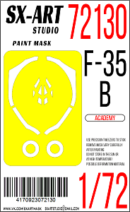 Paint Mask 1/72 F-35B (Academy)