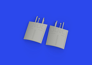 Additions (3D resin printing) 1/48 Lockheed F-104A/C airbrakes (3D-Printed) (designed to be used with Eduard and Kinetic Model kits)