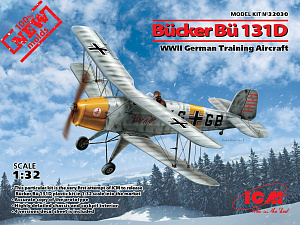 Model kit 1/32 Bücker Bü 131D German WWII Training (ICM)