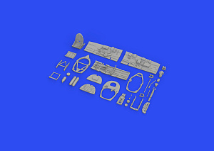 Additions (3D resin printing) 1/48 Supermarine Spitfire Mk.II cockpit (designed to be used with Revell kits) 