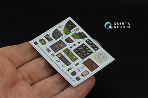 SBD-3/SBD-4 Dauntless Pilot's Cockpit  3D-Printed & coloured Interior on decal paper (Trumpeter)