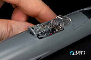 MiG-21PF 3D-Printed & coloured Interior on decal paper (Eduard) (with 3D-printed resin parts)