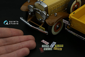 Midwestern  U.S. License Plates 1910-1940 (All kits) (with metal base)