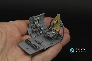 Macchi MC.200 Saetta 3D-Printed & coloured Interior on decal paper (Italeri)