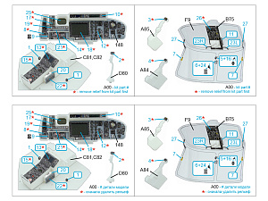 Lynx Mk8 3D-Printed & coloured Interior on decal paper (Revell) (Small version)