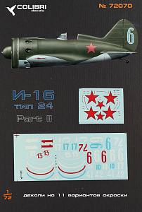 Decal 1/72 I-16 type 24 -part II (Colibri Decals)