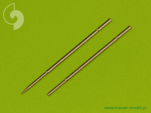 Aircraft detailing sets (brass) 1/72 Saab J-29 Tunnan - Pitot Tubes (designed to be used with Airfix and Heller kits) 