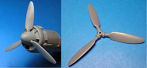 Additions (resin parts) 1/48 Junkers Ju88A-4/14 Corrected Propellers (Vector) 