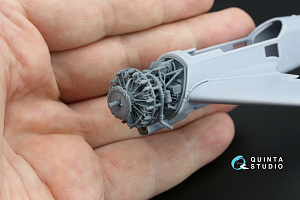 Su-31 Engine With Removed Cowls (Quinta Models)