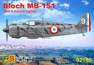 Model kit 1/72 Marcel-Bloch MB.151 Vichy (RS Models)