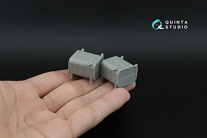 KrAZ-6322 3D-Printed & coloured Interior on decal paper (Takom) (with 3D-printed resin parts)