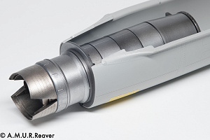 Additions (3D resin printing) 1/32 The inlet device and nozzle of the SNECMA Atar 9B engine for the Dassault Mirage IIIC/CJ models (A.M.U.R.Reaver) 