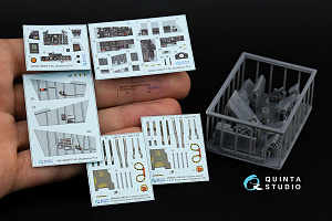 F-4C Phantom II 3D-Printed & coloured Interior on decal paper (Academy) (with 3D-printed resin parts)