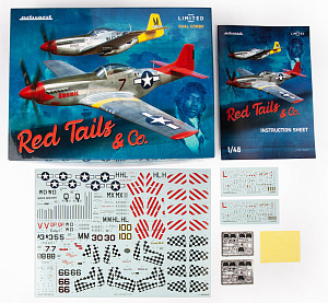 Model kit 1/48 RED TAILS & Co. DUAL COMBO (Eduard kits)