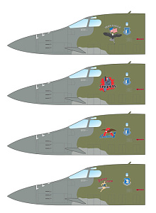 Decal 1/72 Strategic Air Command Rockwell B-1B Lancer (Caracal Models)