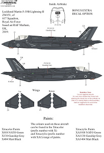 Decal 1/72 RAF Lockheed C-130J Hercules C.5 Special Schemes Pt2 (1) (Xtradecal)