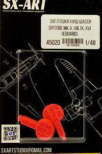 Niche plugs 1/48 for Spitfire Mk.V, VIII, IX, XVI (Eduard)