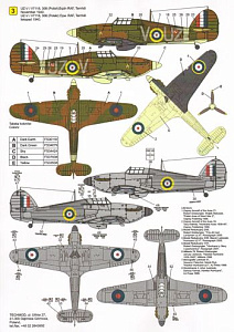 Decal 1/32 Hawker Hurricane Mk.I (3) (Techmod)