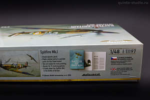 Model kit 1/48 BATTLE of BRITAIN Supermarine SPITFIRE Mk.Ia (Eduard kits)
