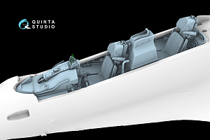 Su-30SM 3D-Printed & coloured Interior on decal paper (Zvezda) (with 3D-printed resin parts)