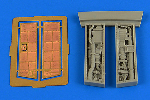 Additions (3D resin printing) 1/72 McDonnell F-4J Phantom II electronic bay (designed to be used with Hasegawa kits) 