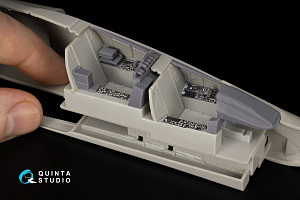 RF-4C Phantom II (early) 3D-Printed & coloured Interior on decal paper (Hasegawa) (Small version) (with 3D-printed resin parts)