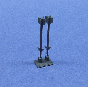 Additions (3D resin printing) 1/72 AIM-9E missile 2 pcs. set. (KepModels)