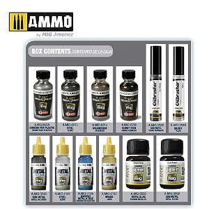 SUPER PACK Metallics (Ammo Mig)
