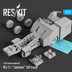 Additions (3D resin printing) 1/72 MJ-1C "Jammer" lift truck (3D-Printed model kit) (ResKit)