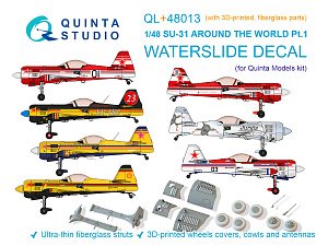 Su-31 Around the World Pt.1 (Quinta Models) (With 3D-Printed and Fiberglass resin parts)