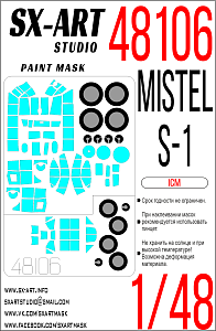 Paint Mask 1/48 Misel S-1 (ICM)