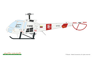 Model kit 1/48 ENSTROM 480 HYBRID edition kit (Eduard kits)