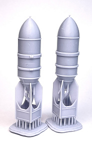 Additions (3D resin printing) 1/48 FAB-500M43 bombs (2pcs) (Mazhor Models)