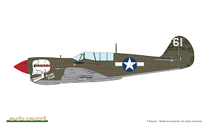 Model kit 1/48 Curtiss P-40N Warhawk Weekend edition (Eduard kits)