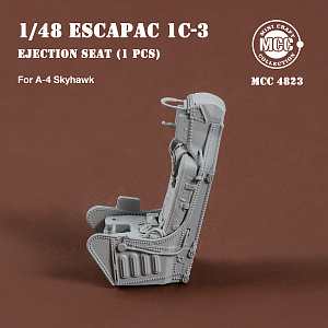 Additions (3D resin printing) 1/48 ESCAPAC 1C-3 Ejection Seat for Douglas A-4 Skyhawk (1pcs).