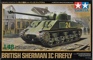 Model kit 1/48 British Sherman IC Firefly (Tamiya) (damage box)
