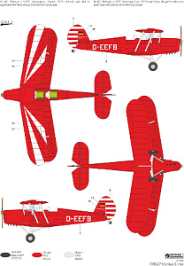 Model kit 1/72 Stampe & Vertongen S.V.4 Aerobatics (Frrom-Azur)