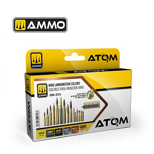 ATOM WWII Ammunition Colors 20 ml x 6 (Ammo Mig)
