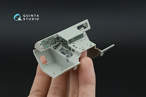 HEMTT A0 Family 3D-Printed & coloured Interior on decal paper (Trumpeter) (with 3D-printed resin parts) 