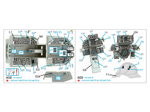 F-14A 3D-Printed & coloured Interior on decal paper (Hobby Boss) (Small version)