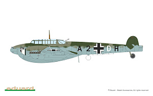 Model kit 1/48 Messerschmitt Bf-110D The Weekend edition  (Eduard kits)