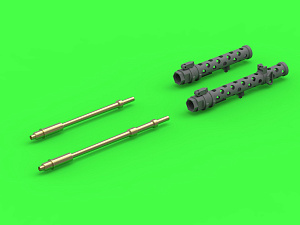 Military vehicle detailing sets (brass) 1/35 Pz.Kpfw.I Ausf.A - MG-13K gun barrels & antenna (designed to be used with Dragon, Tamiya and Tristar and other kits)[Panzerkampfwagen I Ausf.B]
