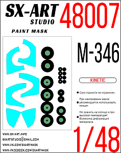 Paint Mask 1/48 M-346 (Kinetic)