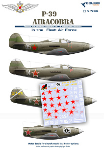 Decal 1/72 Р-39 in the Fleet Air Force (Colibri Decals)